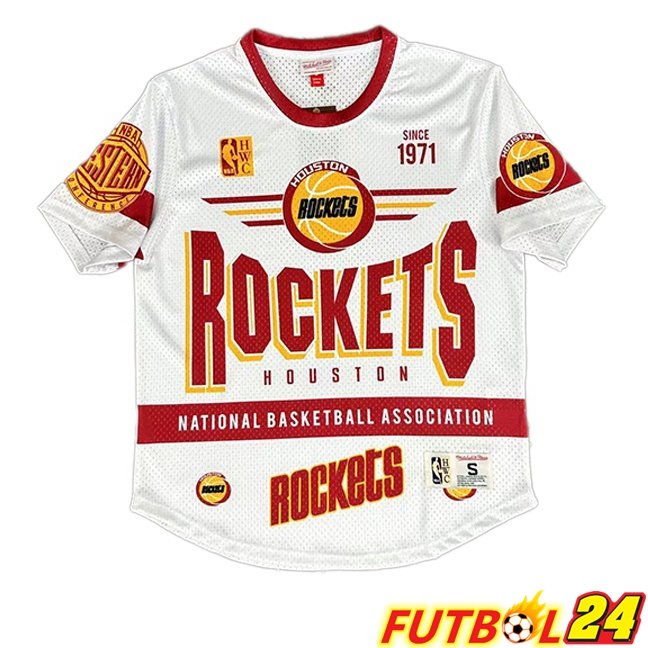 Camiseta NBA Houston Rockets Edición Especial Retro Blanco Rojo 2025/2026