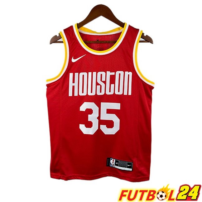 Camiseta NBA Houston Rockets (Kevin Durant 35) Retro Rojo