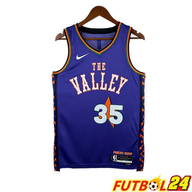 Camiseta NBA Phoenix Suns (Kevin Durant 35) Púrpura 2024/2025