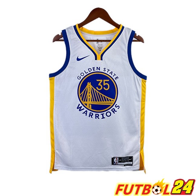 Camiseta NBA Golden State Warriors (Kevin Durant 35) Blanco 2022/2023