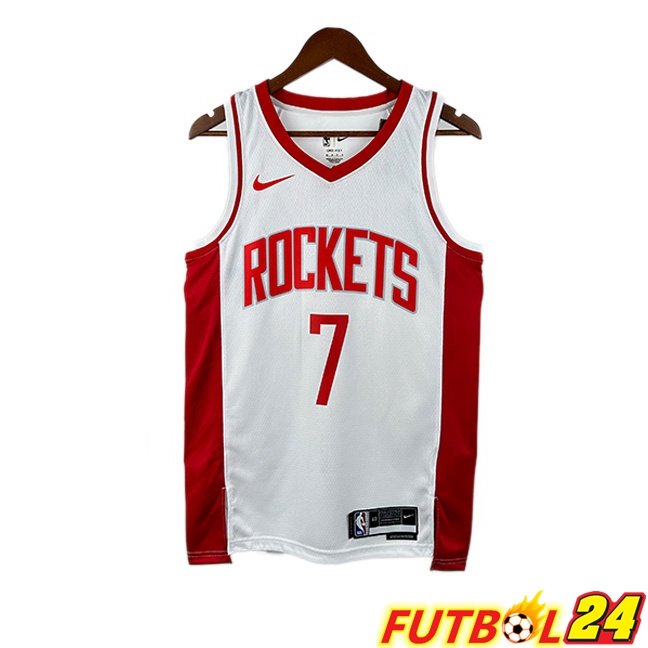 Camiseta NBA Houston Rockets (Kevin Durant 7) Blanco 2022/2023