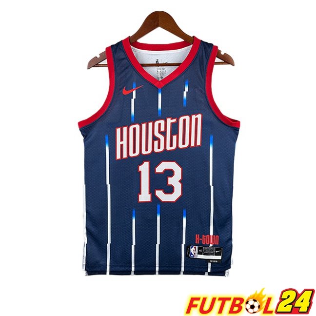 Camiseta NBA Houston Rockets (James Harden 13) Azul Real 2022/2023
