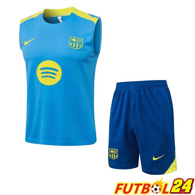 Chalecos De Futbol FC Barcelona + Cortos Azul 2026/2027