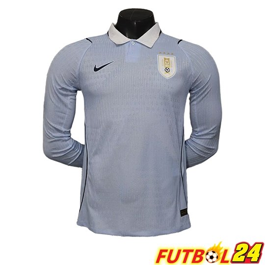 Camisetas De Futbol Uruguay Primera Manga Larga Copa Del Mundo 2026