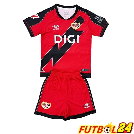 Camisetas De Futbol Rayo Vallecano Ninos Segunda 2025/2026