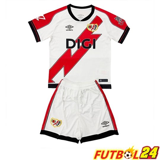 Camisetas De Futbol Rayo Vallecano Ninos Primera 2025/2026