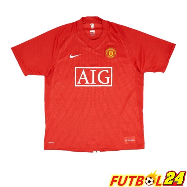 Camisetas De Futbol Manchester United Retro Primera Rojo 2007-2008