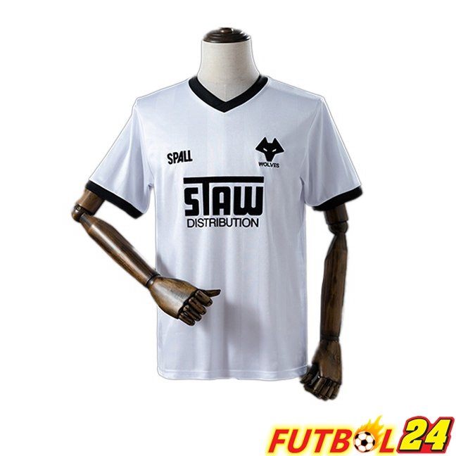 Camisetas De Futbol Wolves Retro Segunda Blanco 1986-1988