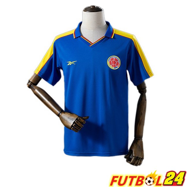 Camisetas De Futbol Colombia Retro Segunda Azul 1998