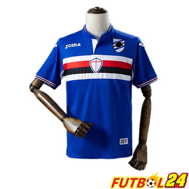 Camisetas De Futbol UC Sampdoria Retro Primera Azul 2015-2016
