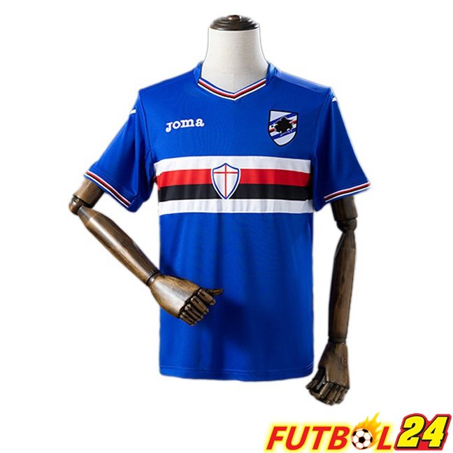 Camisetas De Futbol UC Sampdoria Retro Primera Azul 2016-2017