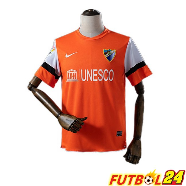 Camisetas De Futbol Malaga Retro Tercera Naranja 2012-2013