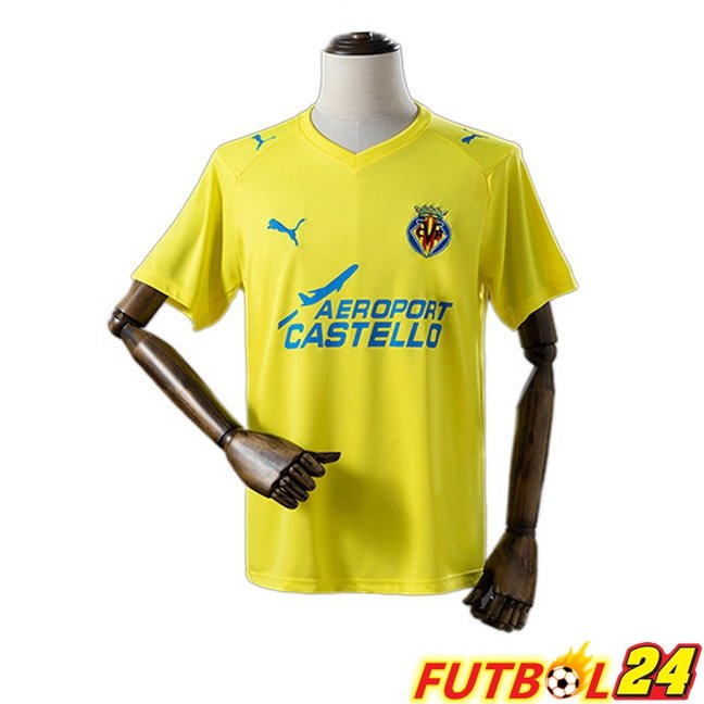 Camisetas De Futbol Villarreal Retro Primera Amarillo 2008-2009