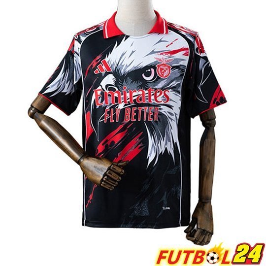 Camisetas De Futbol Benfica Edición Especial Negro/Blanco 2026/2027