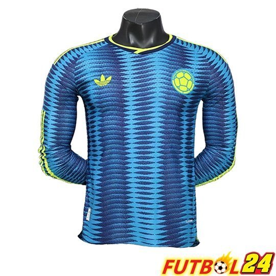 Camiseta Nacional Colombia Segunda Manga Larga Copa Del Mundo 2026