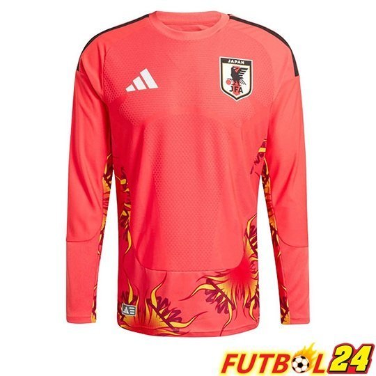 Camiseta Nacional Japon Portero Manga Larga Rojo 2026/2027