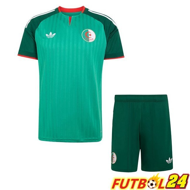 Camisetas De Futbol Argelia Ninos Segunda Verde 2026/2027