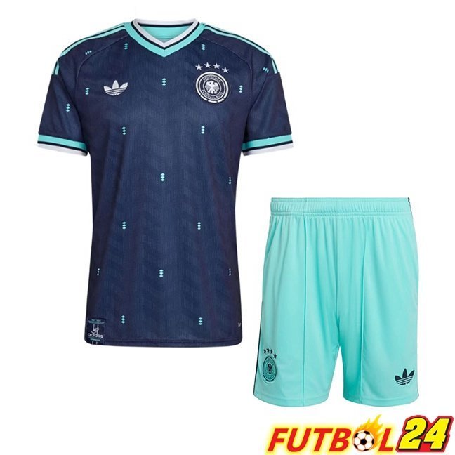 Camisetas De Futbol Alemania Ninos Segunda Azul Real 2026/2027