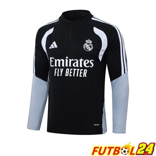 Sudadera De Entrenamiento Real Madrid Negro 2026/2027