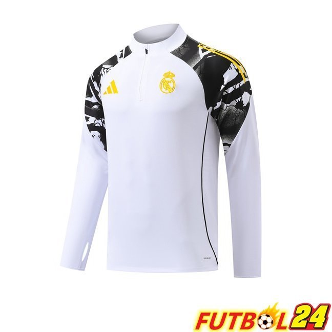 Sudadera De Entrenamiento Real Madrid Blanco 2026/2027