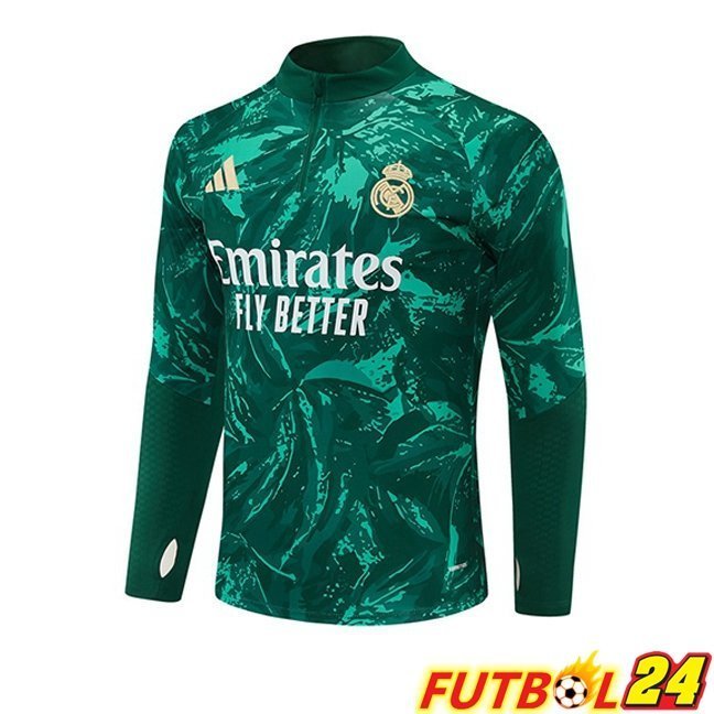 Sudadera De Entrenamiento Real Madrid Verde 2026/2027
