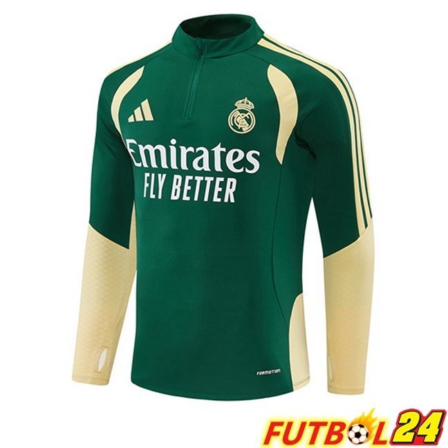 Sudadera De Entrenamiento Real Madrid Verde 2026/2027