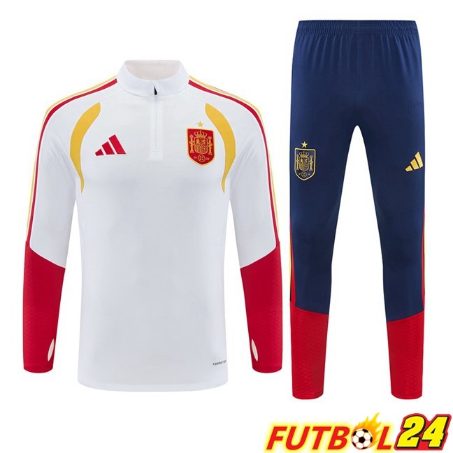 Chandal Equipos De Futbol España Blanco 2026/2027