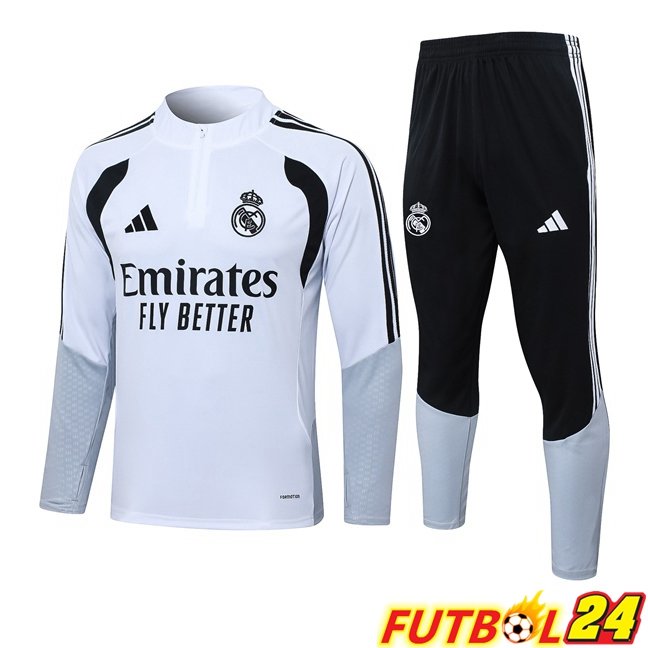 Chandal Equipos De Futbol Real Madrid Blanco 2026/2027