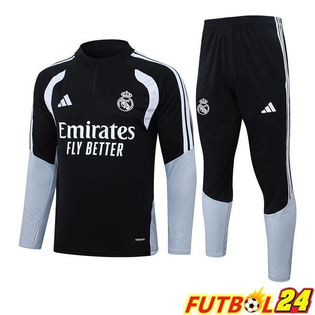 Chandal Equipos De Futbol Real Madrid Negro 2026/2027
