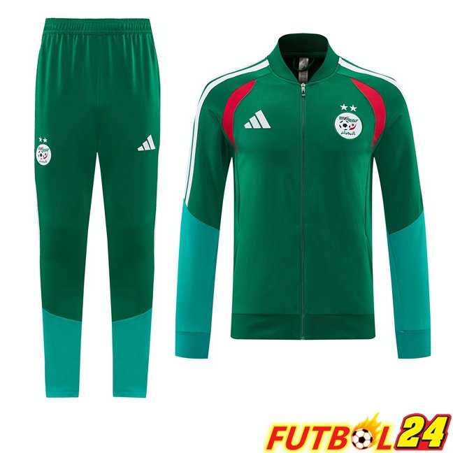 Chandal Equipos De Futbol - Chaqueta Argelia Verde 2026/2027