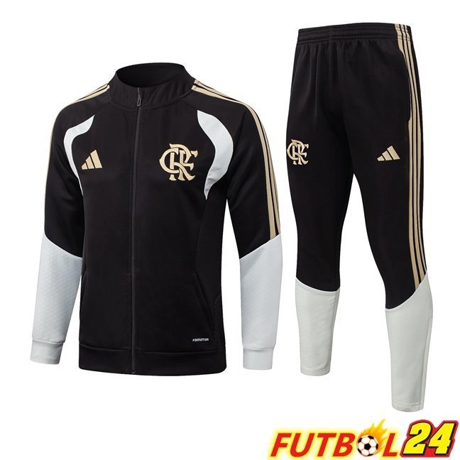 Chandal Equipos De Futbol - Chaqueta Flamengo Negro 2026/2027
