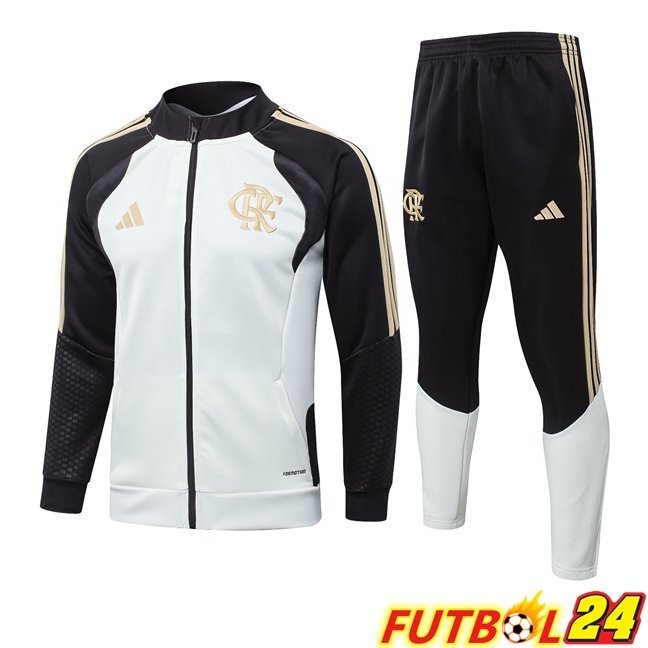 Chandal Equipos De Futbol - Chaqueta Flamengo Blanco 2026/2027