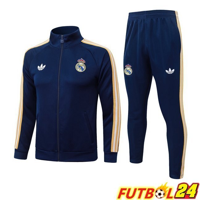 Chandal Equipos De Futbol - Chaqueta Real Madrid Azul Real 2026/2027