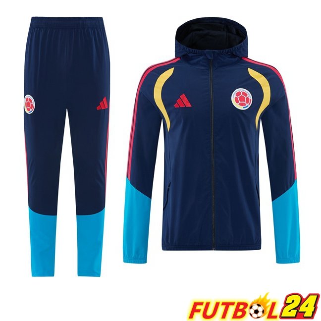 Chandal Futbol - Rompevientos Colombia Azul Real 2026/2027