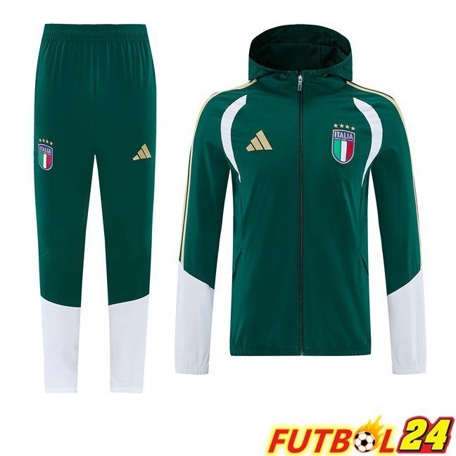 Chandal Futbol - Rompevientos Italia Verde 2026/2027