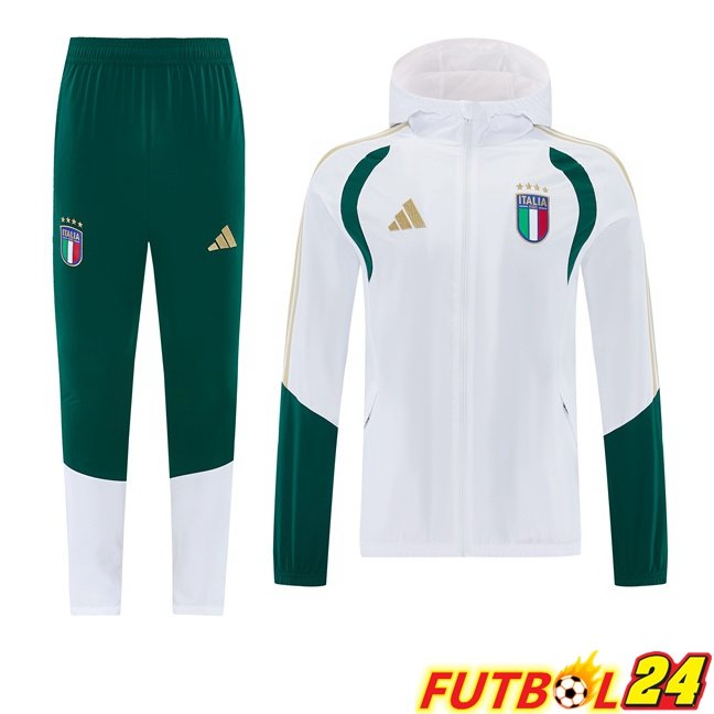 Chandal Futbol - Rompevientos Italia Blanco 2026/2027