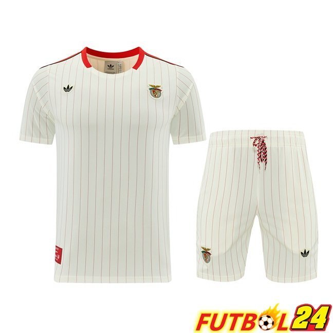Camiseta Entrenamiento S.L Benfica + Cortos Blanco 2026/2027