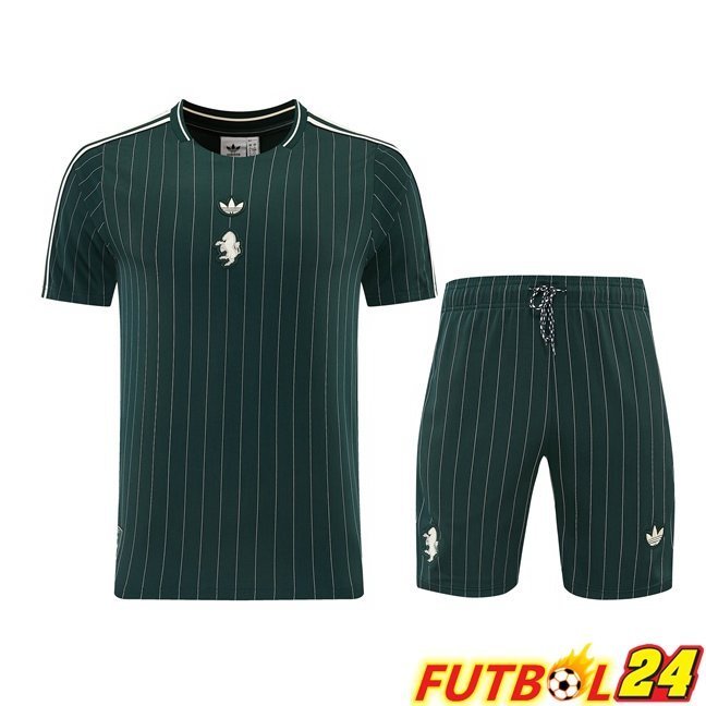 Camiseta Entrenamiento Juventus + Cortos Verde 2026/2027