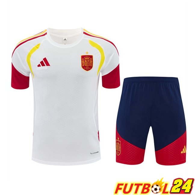 Camiseta Entrenamiento España + Cortos Blanco 2026/2027