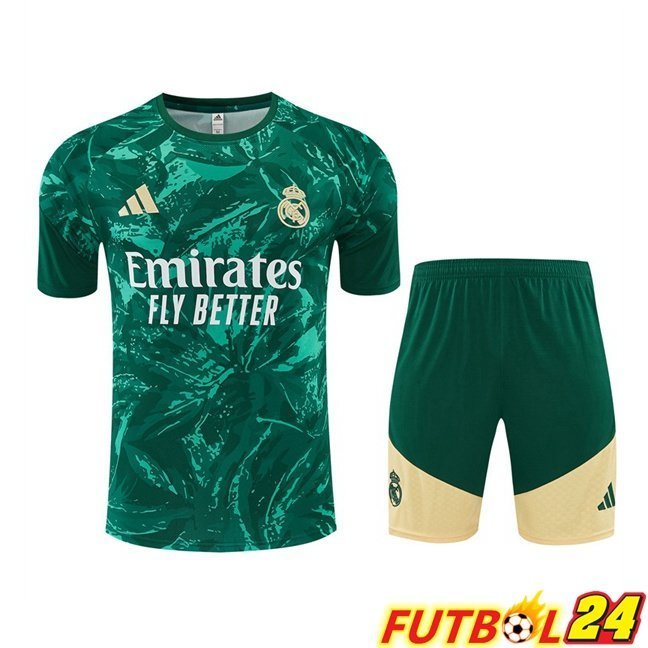 Camiseta Entrenamiento Real Madrid + Cortos Verde 2026/2027