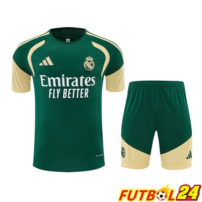 Camiseta Entrenamiento Real Madrid + Cortos Verde 2026/2027