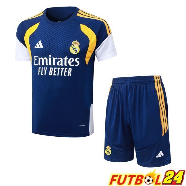 Camiseta Entrenamiento Real Madrid + Cortos Azul Real 2026/2027