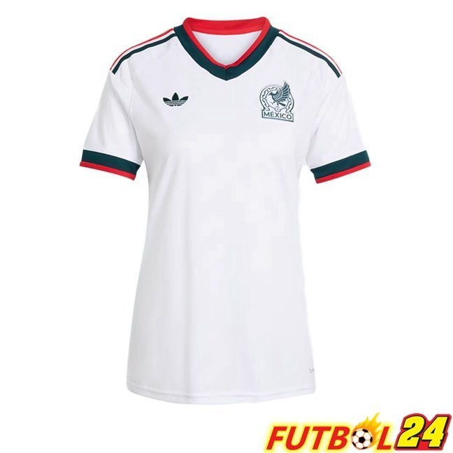 Camisetas De Futbol México Mujer Segunda Blanco 2026/2027