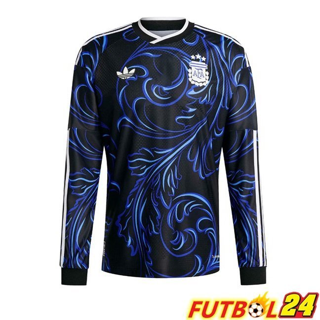 Camisetas De Futbol Argentina Segunda Manga Larga Azul Real 2026/2027