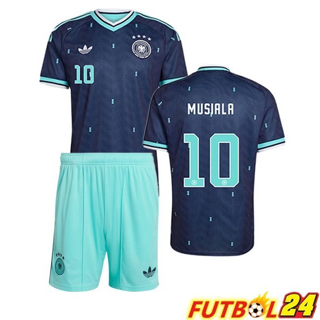 Camisetas De Futbol Alemania (MUSIALA 10) Ninos Segunda Azul Real 2026/2027