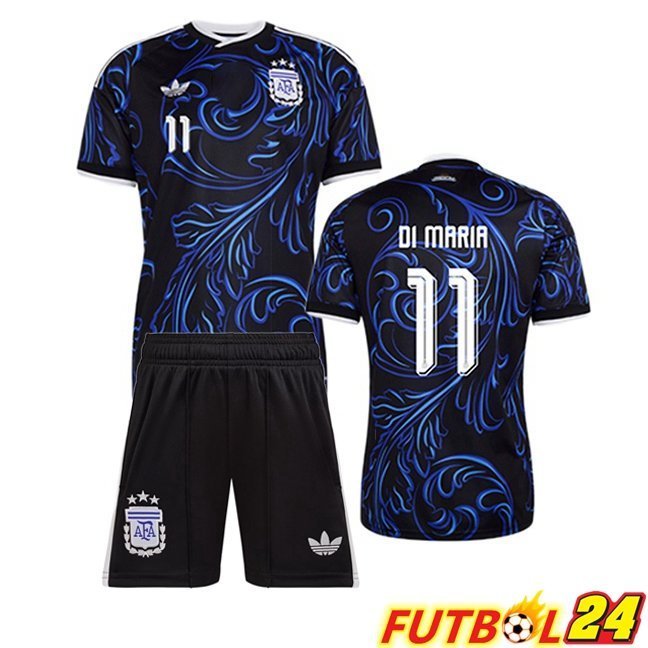 Camisetas De Futbol Argentina (DI MARIA 11) Ninos Segunda Azul Real 2026/2027
