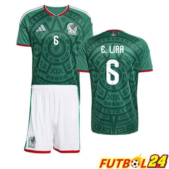 Camisetas De Futbol México (E. LIRA 6) Ninos Primera Verde 2026/2027