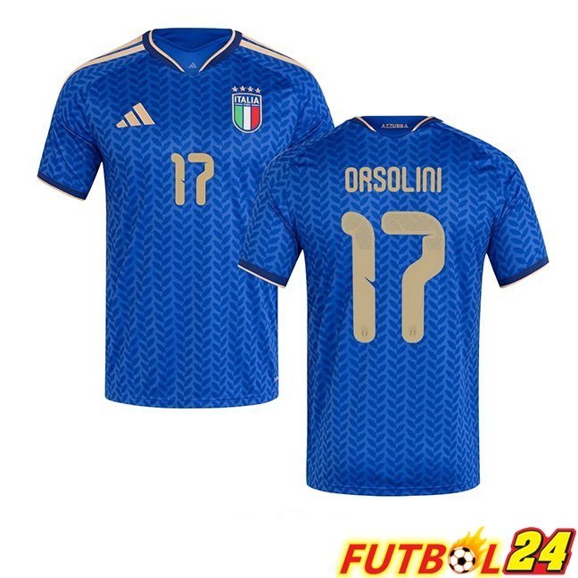 Camisetas De Futbol Italia (ORSOLINI 17) Primera Azul 2026/2027