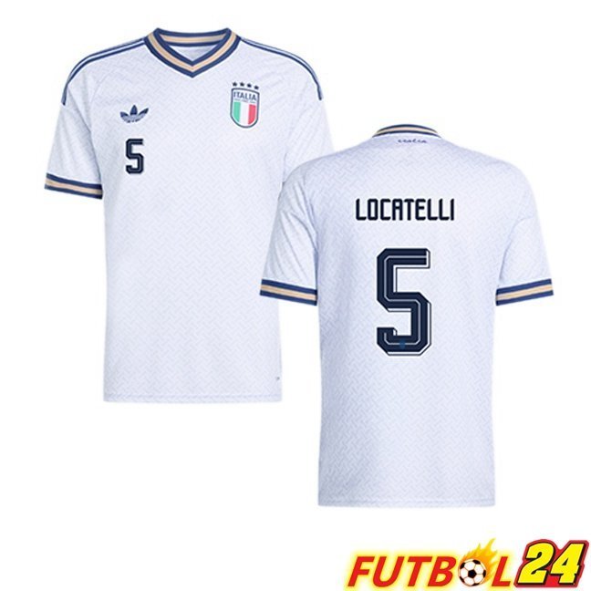 Camisetas De Futbol Italia (LOCATELLI 5) Segunda Blanco 2026/2027