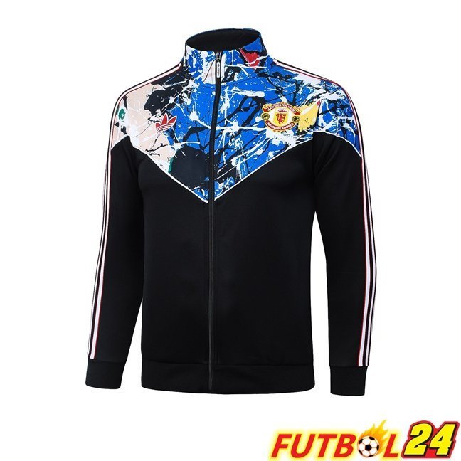 Chaquetas Futbol Manchester United Azul Negro 2026/2027